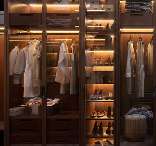 walk-in-closet modular wardrobe design